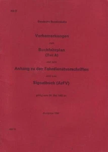 Deutsche Bundesbahn 408 51 Vorbemerkungen zum Buchfahrplan (Teil A) und zum Anha - Imagen 1 de 1