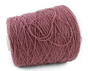 120€/kg Boucle Frise Bouretteseide BOURETTE EXTRA rotviolett 92% Seide 235m/50g - Bild 1 von 2