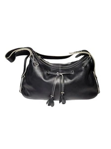 Hogan Damen Leder Quaste schwarz Medium Schulter/Handtasche - Bild 1 von 12
