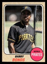 1993 Baseball Card Magazine Barry Bonds #BBC17 Pittsburgh Pirates