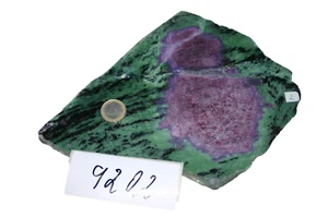 Rubin Zoisit Scheibe Tansania ca 750 gr Nr. 9203 - Bild 1 von 3