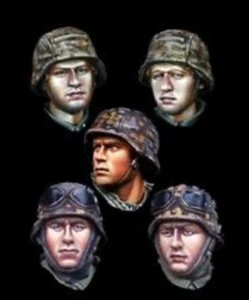 ALPINE MINIATURES H024 , WSS Infantry Head Set (5 heads) , SCALE 1:35 - Picture 1 of 1