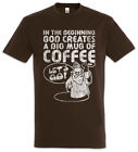 God Creates A Big Mug Of Coffee T-Shirt Fun Koffein Kaffee Pfarrer Gott