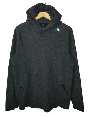 Sudadera con Capucha Lululemon At Ease Gris Texturizada Doble Punto Pullover Sudadera NUEVA Md Foto 1 de 4