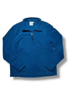 TOG24 Men’s Blue Fleece Pullover Jacket Size XL Half Zip Outdoor Casual Warm - Picture 1 of 12