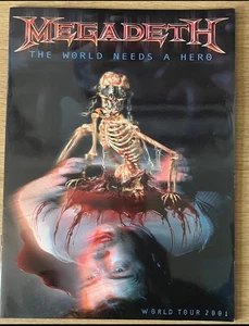 Megadeth The World Needs A Hero Original Tour Programme - Picture 1 of 4