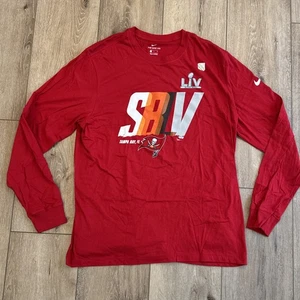 Nike Mens Tampa Bay Buccaneers Super Bowl LIV Bound Long Sleeve T-shirt XL NEW - Picture 1 of 6