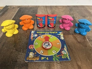 Mattel Inc. Hawaiian Punch 1978 gioco da tavolo pezzi Punchy’s Can stampo e spinner - Foto 1 di 15