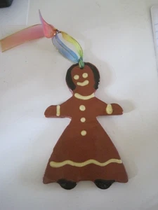 Woman Gingerbread Man Ornament 4.5" - Picture 1 of 4