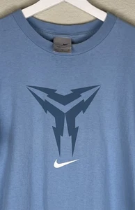 Vintage Nike Kobe Bryant T-Shirt Herren Größe Large Babyblau Scheide Silber Etikett XL - Bild 1 von 5