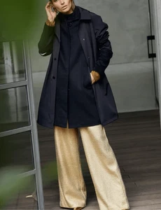 Abrigo doble lana Loro Piana Jane Post $1250 MUJERES mediano nuevo con etiquetas - Imagen 1 de 8