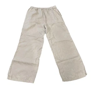 Boutique Lilac Linen Wide Leg Pants Women’s Size Large   - Picture 1 of 2