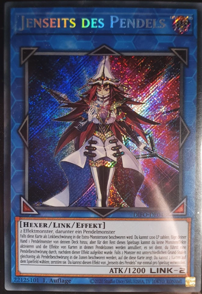 Yu-Gi-Oh! Jenseits des Pendels - DIFO-DE048 / Secret Rare / 1. Auflage Near Mint - Bild 1 von 1