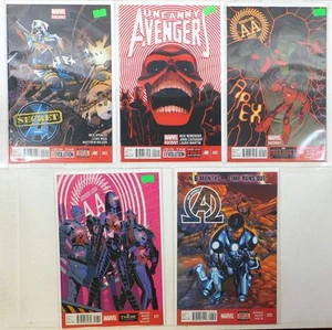 Avengers Lot 5 #Secret 2, Uncanny 2, Arena 9, 17, New 26 2013 Marvel Comics - Picture 1 of 1