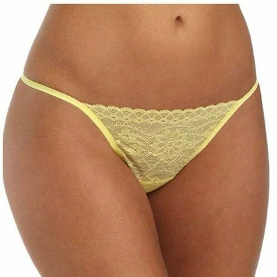 Tanga La Perla Studio Rosa M Tanga Panty Encaje Amarillo Foto 1 de 4