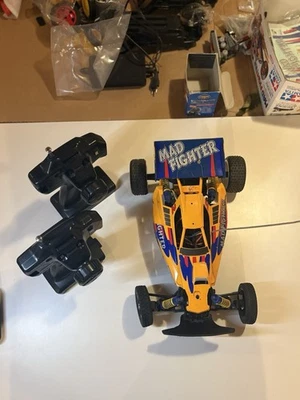 Tamiya Mad Fighter RC Buggy Vintage Komplett 1:10 RC Car mit Akku und OVP - Bild 1 von 4