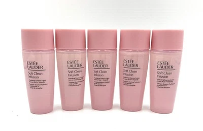 5 lociones hidratantes sedosas Estee Lauder Soft Clean 30 ml *5 = 150 ml / 5 oz en total Foto 1 de 2