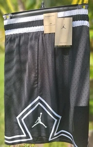 Nike Mens SIZE 3XLarge AIR Jordan Men's Dri-Fit Diamond Shorts Black DX1487 010 - Picture 1 of 12
