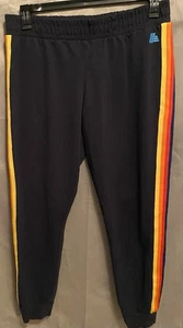 Aldi Gear Joggers Blue Sweatpants Tapered Stretch 27" Inseam Womens Large - Picture 1 of 6