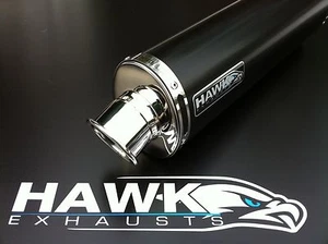 Lata/silenciador de escape ovalada negra Suzuki GSX 1250 FA 09 - Imagen 1 de 1