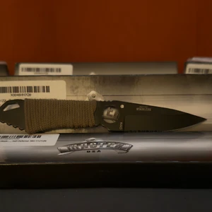 Master USA; Fixed Blade; MU-1121GN; Green Cord Wrapped Handle Knives (SET OF 15) - Picture 1 of 7