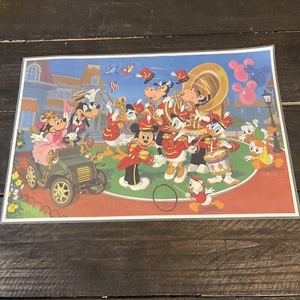 Vintage DISNEYLAND Main Street Tischset KARTE laminiert Disney Figuren - Bild 1 von 9