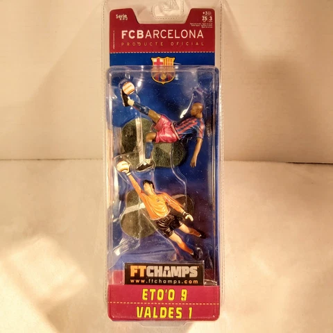 Rare FT Champs Eto'o 9 & Valdes 1  -  3" Double Figures Cover