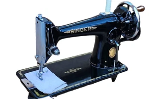 Máquina de coser vintage Singer 201K 1952 manivela - Imagen 1 de 13