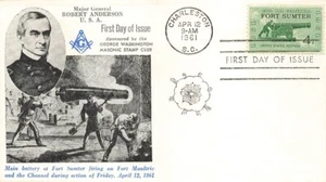 1178 4c FORT SUMTER - George Washington Masonic Stamp Club - Picture 1 of 1