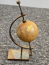 Brass Antique Style Globe World Map Nautical Handmade  Beautiful Home Or Office