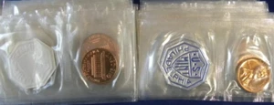 2-1964 Lincoln Wheat Cent Proof rolls-ONE in tubel-0ne in mint CELLO 100 PROOFS - Picture 1 of 5