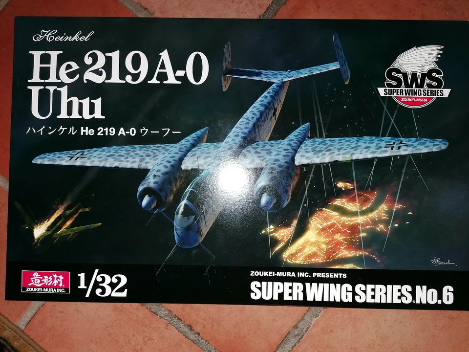 Zoukei-Mura SWS 06 Heinkel He 219 A-O Uhu en 1:32, nuevo y embalaje original - Imagen 1 de 1