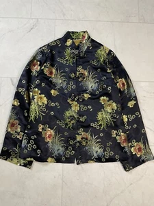 Vintage Lord And Taylor black Chinese Mandarin Style Shang Jacket Size S/M - Picture 1 of 15