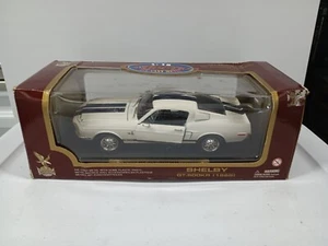 1968 Ford Mustang Shelby GT500KR Blue White 1:18 Diecast by Road Legends - Picture 1 of 7