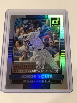 2015 Donruss Rated Rookie Jorge Soler /205 Cubs Braves  - Image 1 of 3