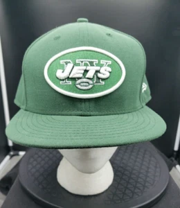 New York Jets New Era Hat 59Fifty Fitted Cap Green Sz 8 Fitted - Picture 1 of 8