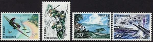 1967 Papúa Nueva Guinea Guerra del Pacífico Sur Juego de 4 Como Nuevo Nunca Bisagras - Imagen 1 de 1