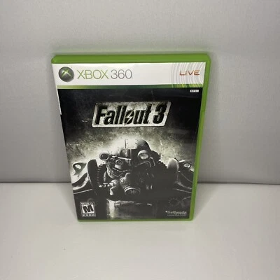 Fallout 3 (Microsoft Xbox 360, 2009) Complete With Manual - Image 1 of 2