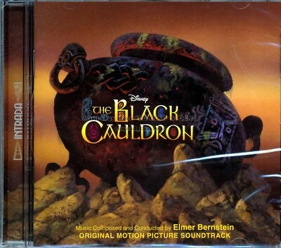 Elmer Bernstein "THE BLACK CAULDRON" score Intrada 75 minutes CD SEALED sold out - Image 1 of 2