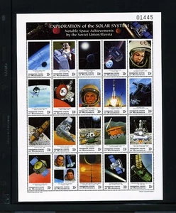 Micronesia   MNH   334-36   Sht 20, 2 S/S    Space  Achievements    TR532 - Picture 1 of 2