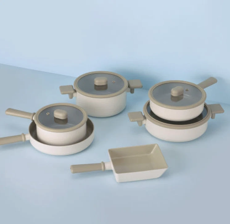 [NEOFLAM] CHOU CHOU Induction IH Pot Frying Pan Set of 6 / Express / Genuine - Image 1 of 1