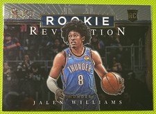 Jalen Williams RC Rookie Revolution Insert 2022-23 Panini Select