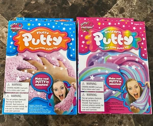 Slime Factory Unicorn Putty Kit Fluffy And Unicorn Set Of 2 - Picture 1 of 4