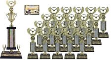 CAR SHOW TROPHY AWARDS PACKAGE 3C TOP 20 AWARDS  YOUR COLOR/FIGURE CHOICE ^*