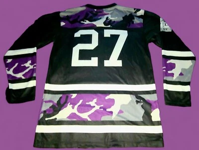 Camisa Young & Reckless Para Hombre Mediana Negra Camuflada Asap Ferg Streetwear Y&R Jersey Foto 1 de 4