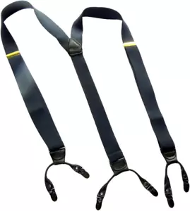 Hold-Up Suspender Company Casual Series Suspenders for Men Dual Clip Double-Up S - Picture 1 of 9