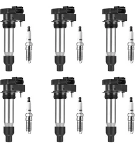 AUTOSAVER88 Ignition Coil Pack + Platinum Spark Plug Set of 6 - Bild 1 von 9