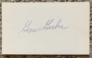 Gene Garber signed card - Braves Phillies debut 1969 - Picture 1 of 1