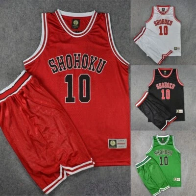 Комплект шорт жилетов из аниме Slam Dunk баскетбольная команда Jersey Sakuragi Hanamichi No10 - Изображение 1 из 4