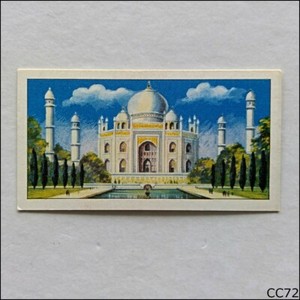 Ching Do You Know #9 Taj Mahal Perfect Building 1962 Cigarette Card (CC72)